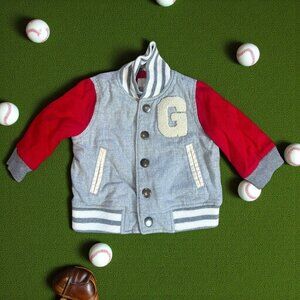 Baby Gap Boys Baseball Varsity Jacket Infant 0-3 Months